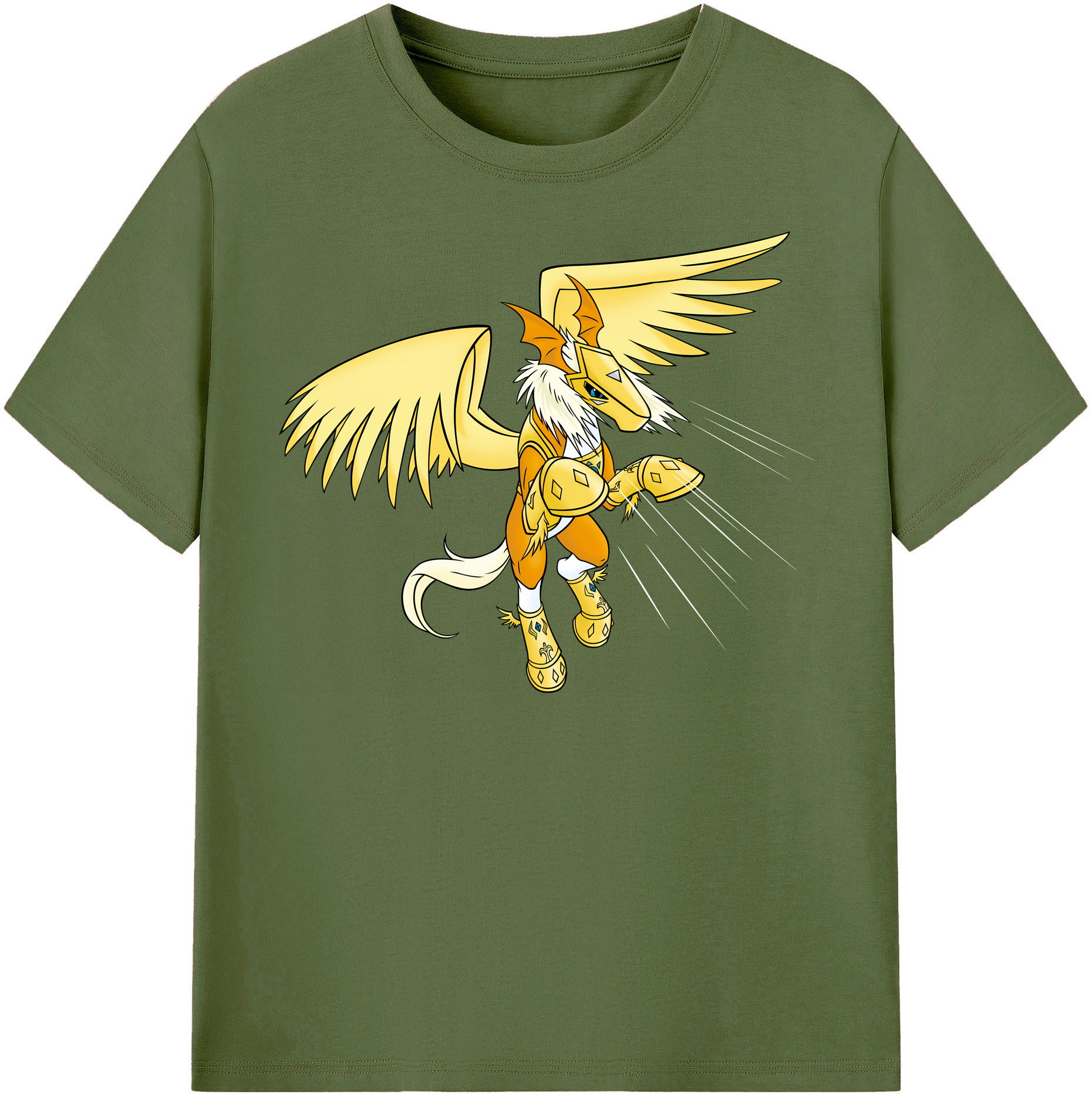 （画像用） Digimon デジタルモンスター/デジモン 綿100％半袖Tシャツ（フロントプリント）